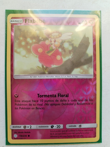 Flabebe - 150/236 - Common Reverse Holo Pokemon Tcg