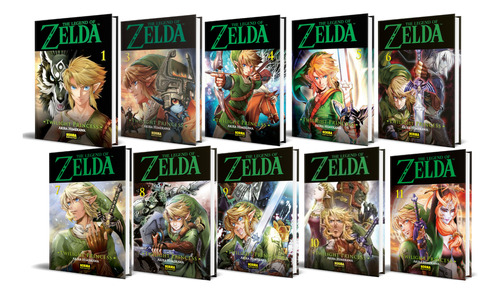 Pack 9 Cómics The Legend Of Zelda: Twilight Princess Español