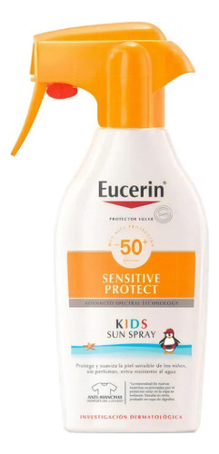 Protector solar  Eucerin  Sensitive Protect Kids 50FPS  en spray 200mL