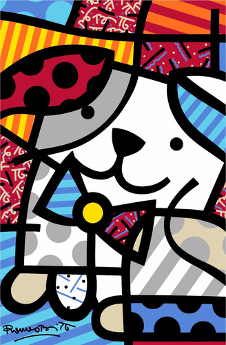 Britto Lienzo Lienzografia 60x90 Impresión Reproducción
