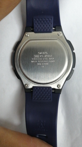 Imagen 3 de 3 de Reloj Casio Multi Alarma, Contra Agua Ws2000h-2av. Vhcf