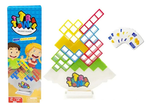Jogo De Tetris Em Equipe Para Crianças E Adultos Tetra Tower