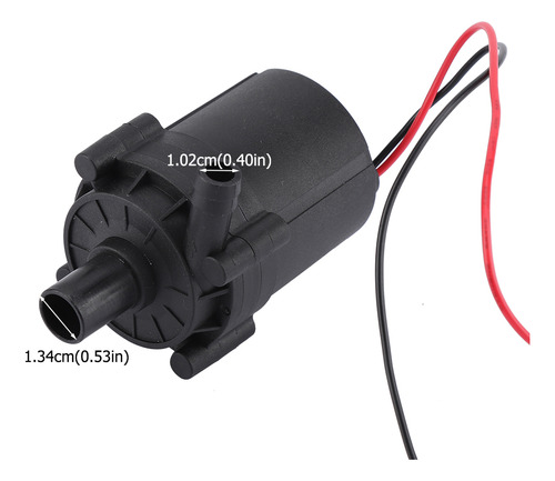 Bomba Dc Ajustável De Circulação De Água 12v Motor Sem Escov