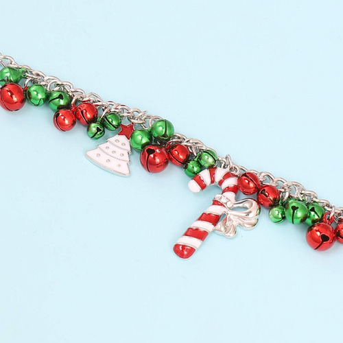Nlcac Navidad Jingle Bell Collar Mujeres Declaración Chun...