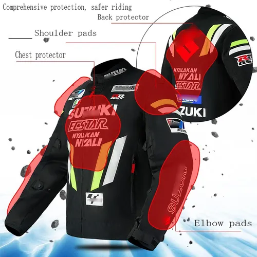 Para Suzuki Chaqueta Cálida Ropa De Ciclismo Traje Carreras