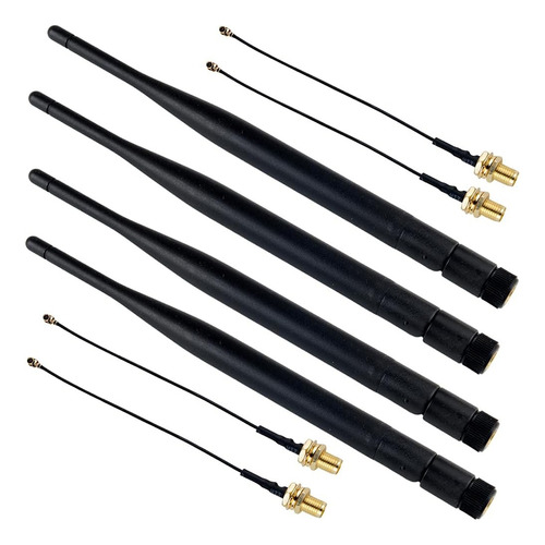 Antena Lora De 915 Mhz, 5 Dbi, Macho, 195 Mm, Más Ipex A Sma