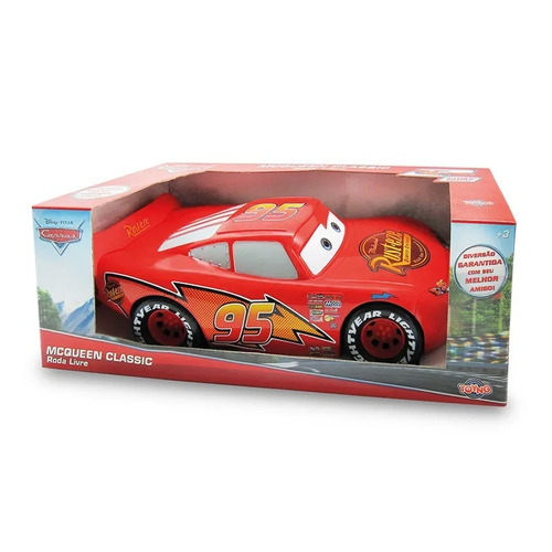 Brinquedo Relâmpago Mcqueen Clássico Roda Livre Toyang 26781