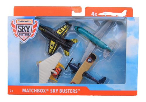 Matchbox Sky Busters Avión 4-pack