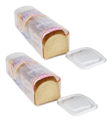 2 Cajas De Plástico Dispensador De Pan