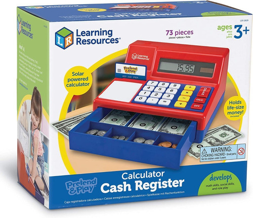 Caja Registradora De Juguete Calculadora Juego Para Niños