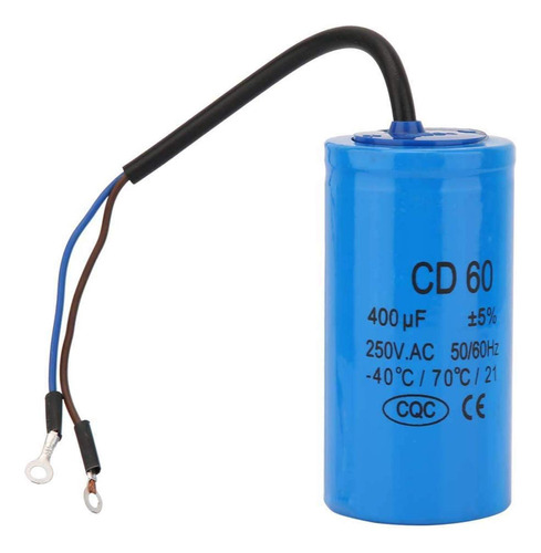 Condensador Arranque Motor Cable Ac Hz Run Capacitor