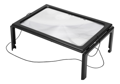 Suministros De Lectura, Lupa, Tamaño A4, Luz Led Y