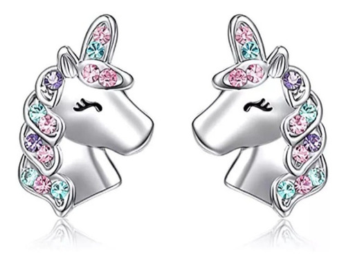 Aros Unicornio Para Niñas O Mujer