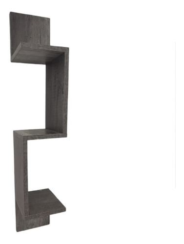 Repisa Esquinero Estante Flotante De Madera 3 Niveles 85x15 Color Lombardia