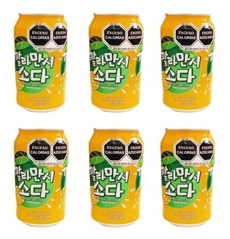 Bebida Gasificada Calamansi Sparkling Sabor Naranja 6 Pz