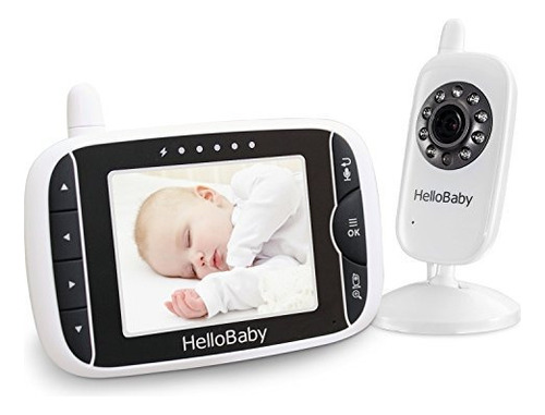 Monitor De Seguridad Inalámbrico Hellobaby, Con Cámara