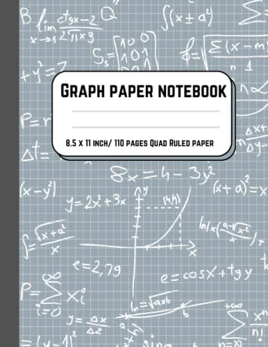 Book : Graph Paper Composition Notebook Quad Ruled 4x4, Gri