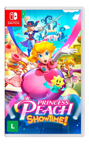 Jogo Princess Peach Showtime Nintendo Switch Mídia Física