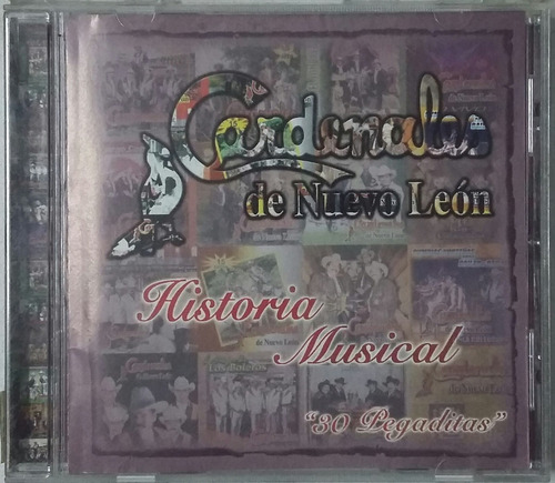 Cd Cardenales De Nuevo Leon Historia Musical - 30 Pegaditas