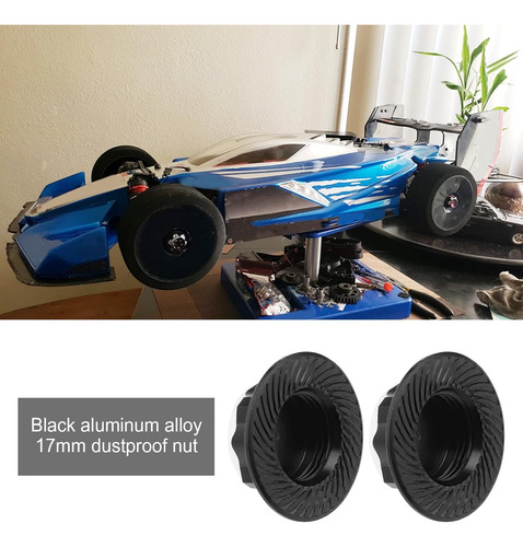 4 Piezas Rc Coche 0.669 In Tuerca Hexagonal De Rueda Cubiert
