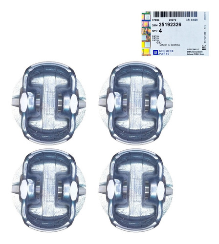 Imagen 3 de 5 de Juegos Pistones Std Cruze Muesca Biselado Original