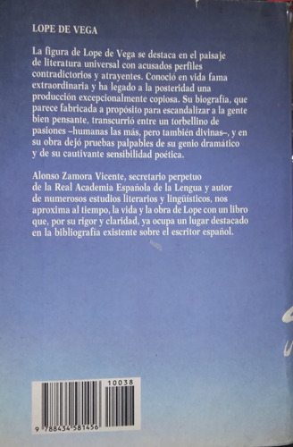 Lope De Vega-zamora Vicente (Usado)