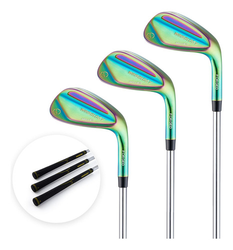 Juego De Cuñas De Golf De 52, 56 Y 60 Grados Para Hombres Y