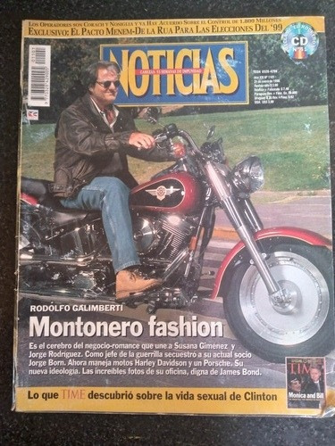 Revista Noticias Menem Cabezas U2 31 01 1998 N1101
