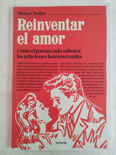 Reinventar El Amor - Mona Chollet - Ed. Paidos - Nuevo