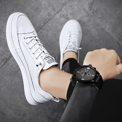 Zapatos De Cuero Genuino Elegantes Para Hombre Estilo Casual