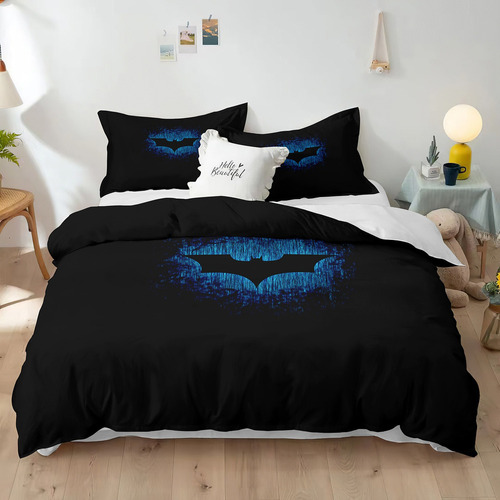 Juego De Cama Con Funda Nórdica De Batman, Doble A