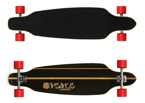 Skate Long 40 Abec 15 Truck 160 Invert Rodas 71mm Cap 120kg