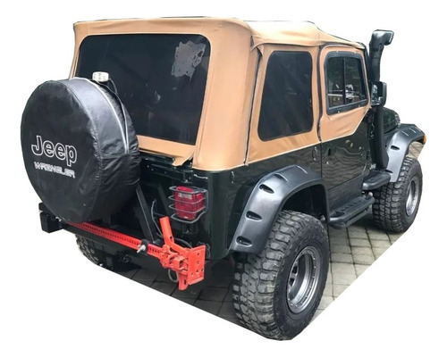 Kit Cantoneras Jeep Tj Wrangler 96-2006 Bushwacker Tornillos