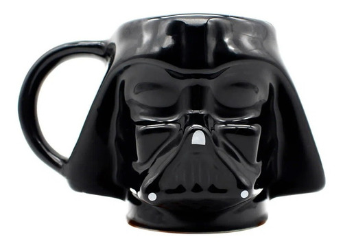 Caneca Porcelana Formato 3d 500ml Darth Vader Star Wars