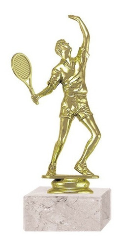 Trofeo Plástico De Tenis Con Base De Mármol