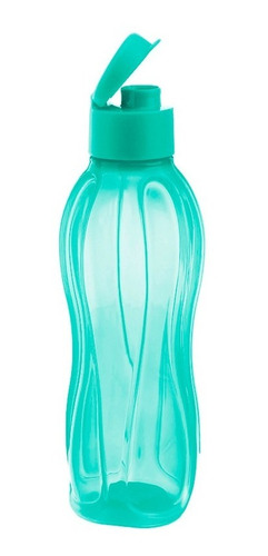 Botella Sport Plásticas Con Tapón 800 Ml Verde.