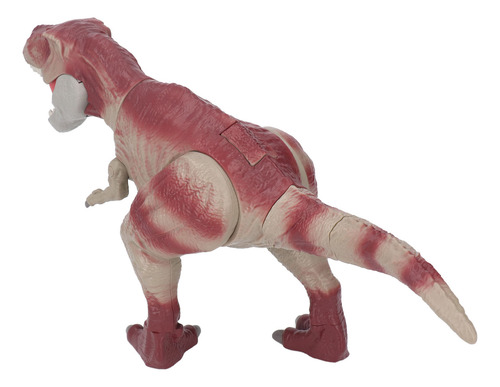Simulación De Modelo De Dinosaurio Vívida Pintada A Mano Tra
