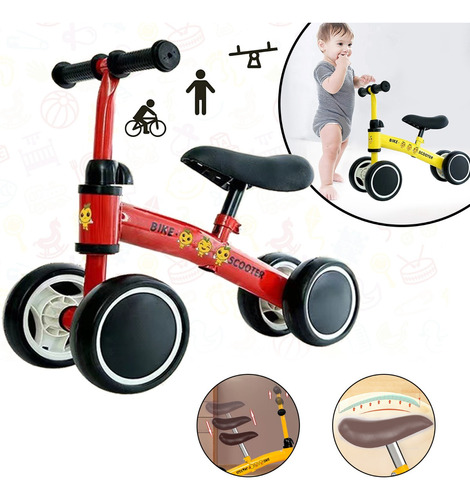 Mini Bicicleta De Impulso Balance Equilibrio Moto Bebe