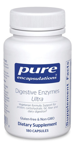 Pure Encapsulations Digestive Enzymes Ultra X 180 Cáps
