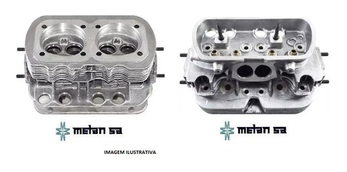 Par Cabeçote Motor 1600 Ar 85 Em Diante Fusca Kombi Brasilia