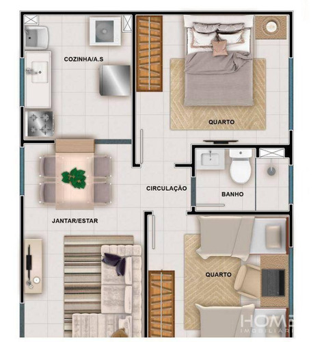 Imagem 15 de 16 de Apartamento À Venda, 43 M² Por R$ 165.000,00 - Comendador Soares - Nova Iguaçu/rj - Ap1139