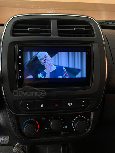 Central Multimidia 7' Renault Kwid C/ Android + Carplay