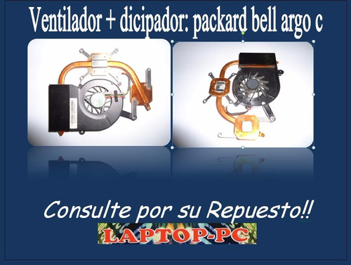 Ventilador Disipador Packard Bell Argos C