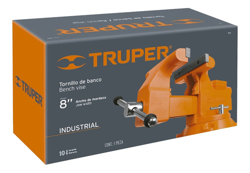 Tornillo Banco Prensa Morsa 8´ Industrial Giratorio 18595