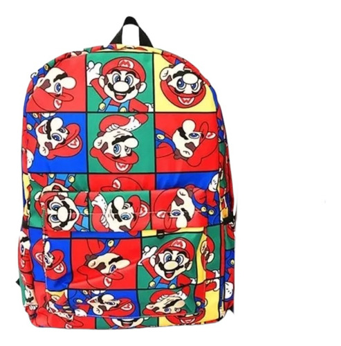 Mochila Escolar Liceal Super Mario Modelo Exclusivo Personaj