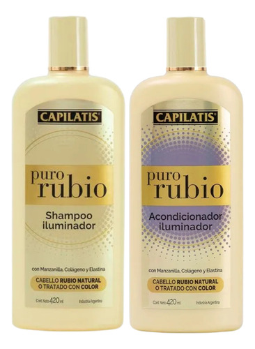 Capilatis Puro Rubio Shampoo + Acondicionador
