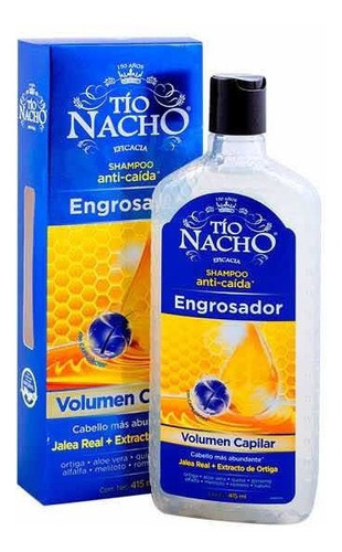 Shampoo Anti-caída Tío Nacho Engrosador 415 Ml