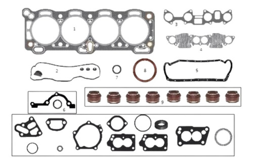 Juego De Empaque Completo Isuzu 2.3