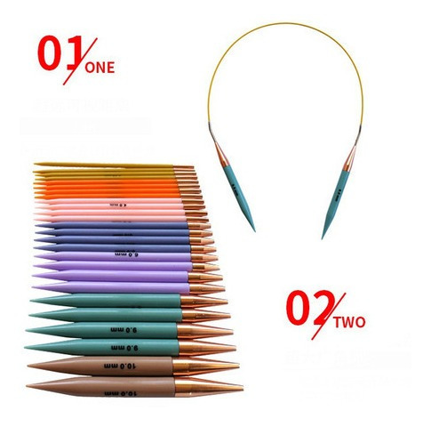 Imagem 8 de 11 de Agulha De Tricô Intercambiável Knit Pro Metal Circular 26pcs