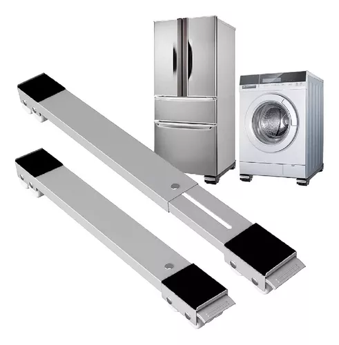  Soporte para lavadora con ruedas de 4 pies y 4 x 2, mini soporte  para refrigerador, soporte de rodillos ajustables para lavadora y ruedas de  refrigerador : Electrodomésticos